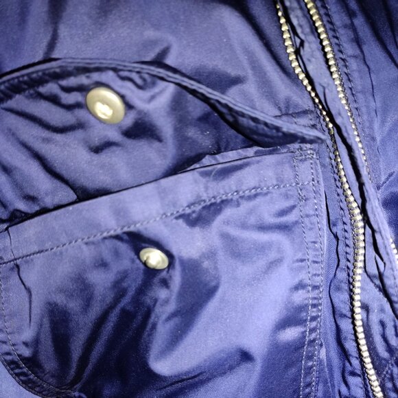 Gap blue bomber jacket w/ pink lining | Womens | Size Small - Picture 13 of 15